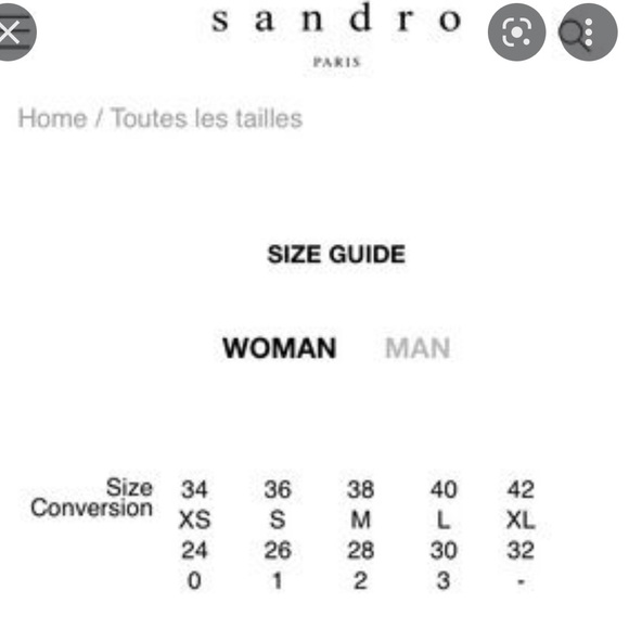 Sandro Embellished Patch Pearl Monaco Straight Leg Jeans - Picture 13 of 13